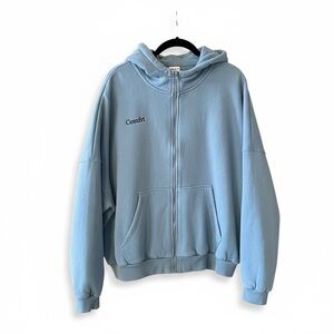 COMFRT Blue/Gray Cloud Zip Hoodie
